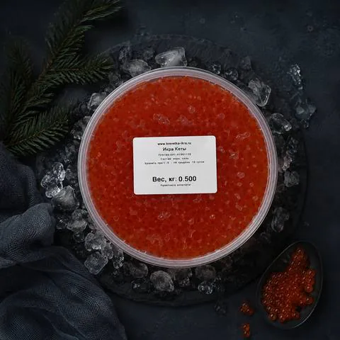 Икра кеты, банка 500 г